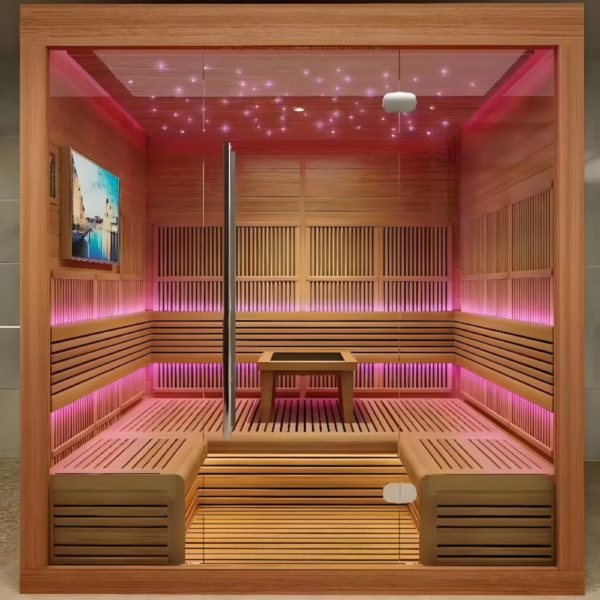 Sauna à led colorées 2.0 connecté